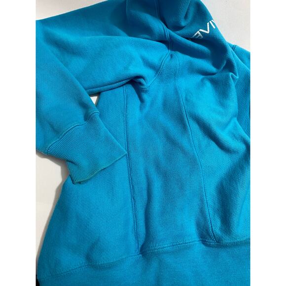 Vintage Champion Reverse Weave 90s Olympia Revive Blue Sweatshirt size Small - Picture 9 of 11